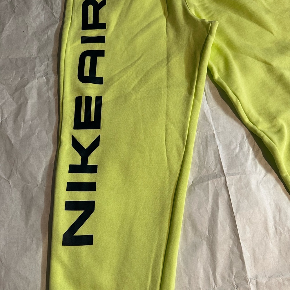 Nike Air Lime Green Joggers - Picture 6 of 7